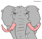 Dibujo Elefante africano pintado por alexman05