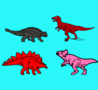 Dibujo Dinosaurios de tierra pintado por mariallab