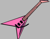 Dibujo Guitarra eléctrica II pintado por r0sAuRa