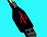 Dibujo USB pintado por ESTUFA