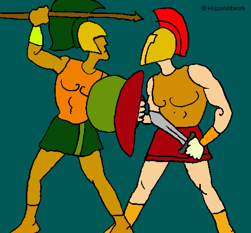 Lucha de gladiadores