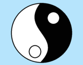 Dibujo Yin y yang pintado por LoveAndres