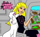 Dibujo Barbie llega a París pintado por BARBIEZ