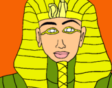 Dibujo Tutankamon pintado por ejicsio