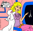 Dibujo Barbie llega a París pintado por vaca