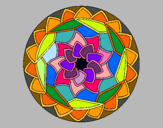 Dibujo Mandala 1 pintado por paollana