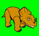 Dibujo Triceratops II pintado por  roll