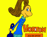 Dibujo Horton - Sally O'Maley pintado por kinis