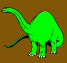 Dibujo Braquiosaurio II pintado por matiu