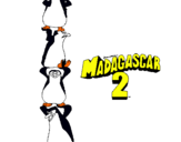 Dibujo Madagascar 2 Pingüinos pintado por pinguino