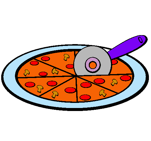 Dibujo Pizza pintado por Candida