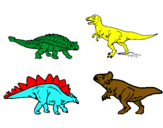 Dibujo Dinosaurios de tierra pintado por vivita+