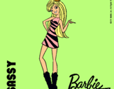 Dibujo Barbie Fashionista 2 pintado por aslin