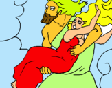 Dibujo El rapto de Perséfone pintado por cyntha