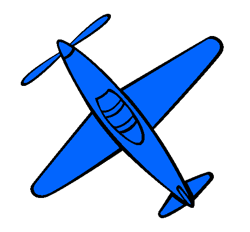 Dibujo Avión III pintado por dieguii