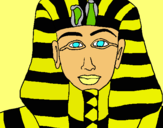 Dibujo Tutankamon pintado por Bia2000