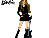 Dibujo Barbie rockera pintado por Molly2222222