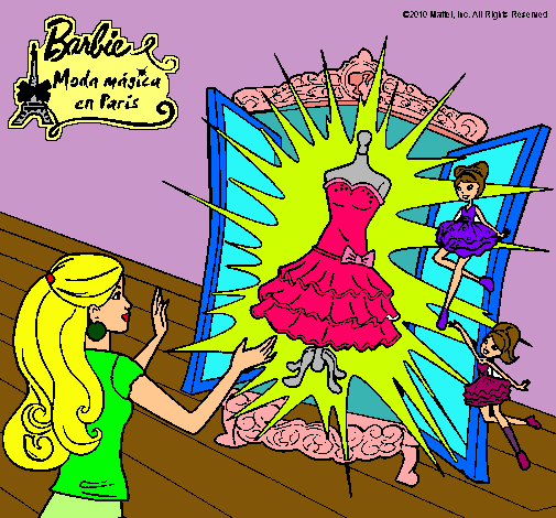 El vestido mágico de Barbie