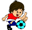 Dibujo Chico jugando a fútbol pintado por dfhhdhfdgr