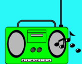 Dibujo Radio cassette 2 pintado por carlivchia