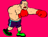 Dibujo Boxeador pintado por alex13