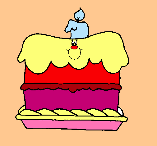 Pastel de cumpleaños