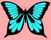Dibujo Mariposa pintado por supermojad