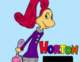 Dibujo Horton - Sally O'Maley pintado por Miicaa