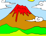 Dibujo Monte Fuji pintado por GULNARA