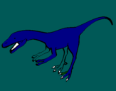 Dibujo Velociraptor II pintado por opiu