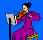 Dibujo Dama violinista pintado por crafter123