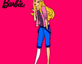 Dibujo Barbie con look casual pintado por Noelia123456