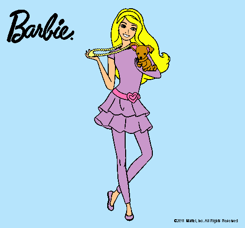 Barbie y su mascota