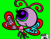 Dibujo Mariposa Littlest Pet Shop 2 pintado por xinerexius