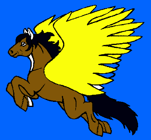 Pegaso volando