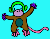 Dibujo Mono pintado por MAITEBR
