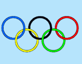 Dibujo Anillas de los juegos olimpícos pintado por pala1