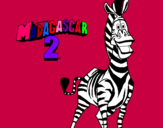 Dibujo Madagascar 2 Marty pintado por saylin 