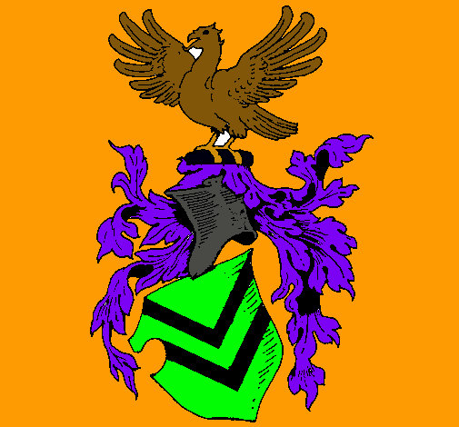 Escudo de armas y aguila 