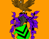 Dibujo Escudo de armas y aguila  pintado por FOCHER