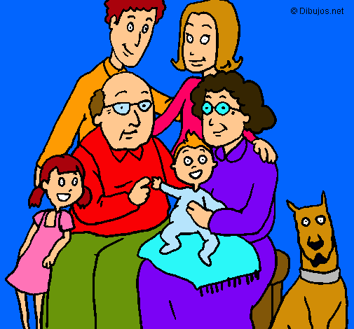 Dibujo Familia pintado por caritaa