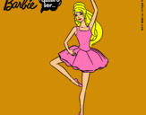 Dibujo Barbie bailarina de ballet pintado por ww90