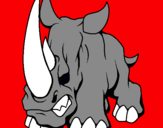 Dibujo Rinoceronte II pintado por aroa10