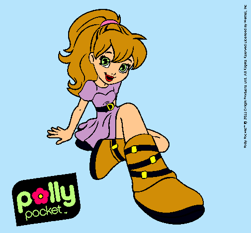 Dibujo Polly Pocket 9 pintado por aslin