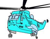 Dibujo Helicóptero al rescate pintado por ELIANCGDSGTX