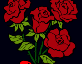 Dibujo Ramo de rosas pintado por Caabmi 