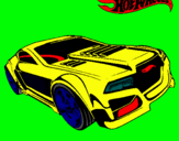 Dibujo Hot Wheels 5 pintado por tarro