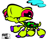 Dibujo Tortuga Littlest Pet Shop pintado por virji-vvv