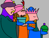 Dibujo Los Reyes Magos 3 pintado por roxhanna