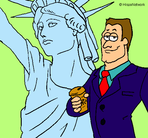 Dibujo Estados Unidos de América pintado por pala1